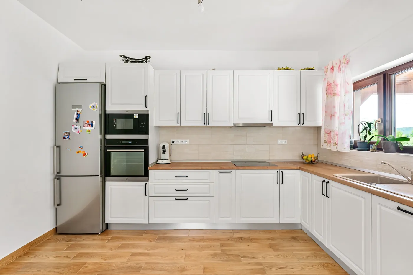 Cabinet refacing in Bronx - smooth painted cabinet finish